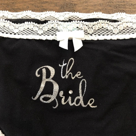 3/$25 Betsey Johnson The Bride Bikini Panties New - Picture 2 of 6